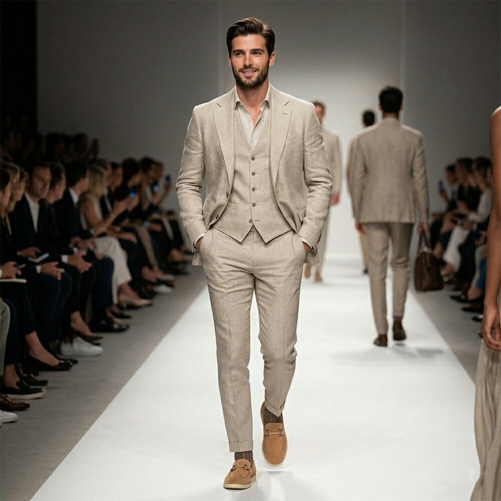 FERRAGAMO レザーシューズ キャメル スエード ローファー ビジネスシューズ ローファー M COSIMO 774177