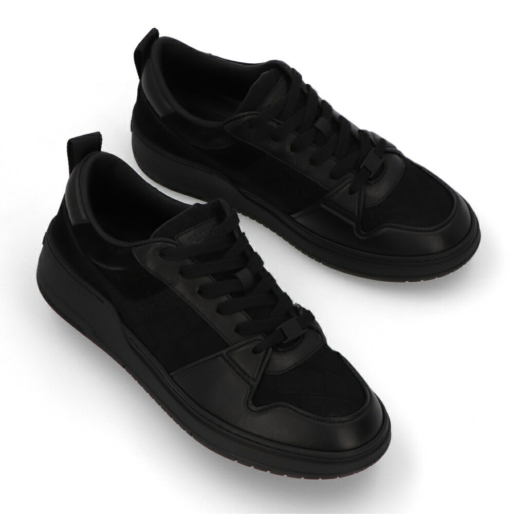 FERRAGAMO スニーカー ブラック ジャガード デニス ジャガード  M DENNIS JCQ 775744