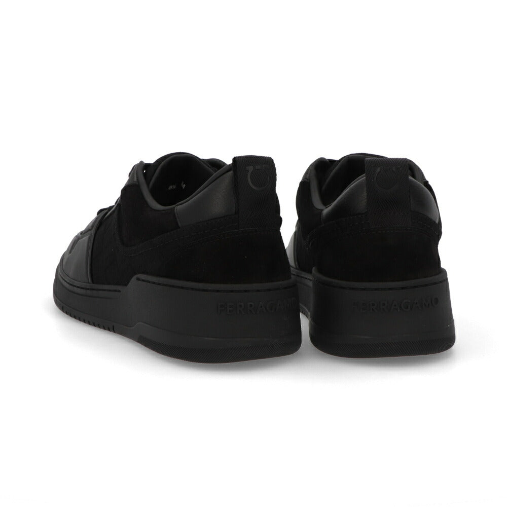 FERRAGAMO スニーカー ブラック ジャガード デニス ジャガード  M DENNIS JCQ 775744