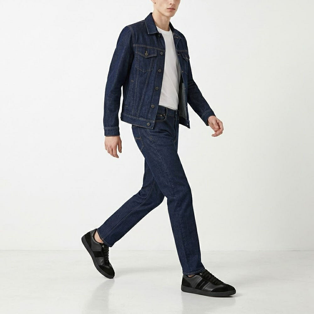 FERRAGAMO スニーカー ブラック ヴィンテージ風 M ACHILLE 1 765745