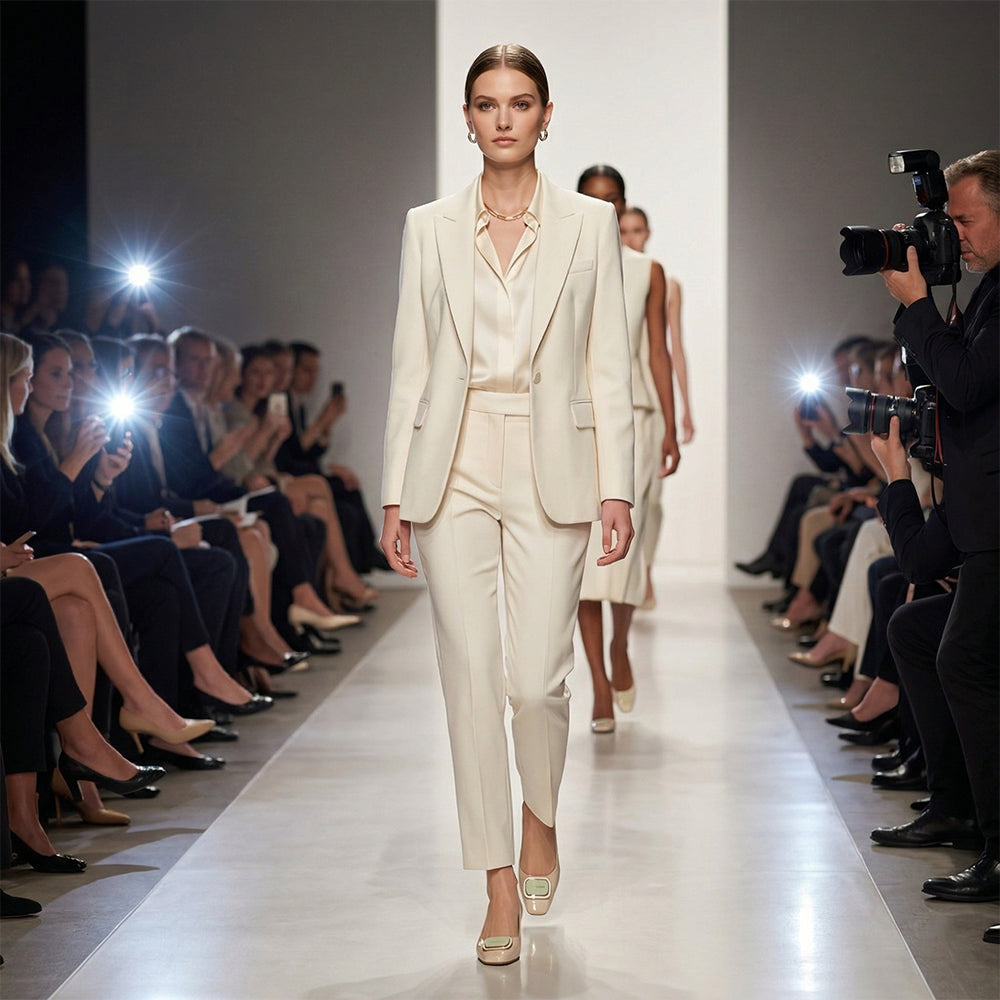 FERRAGAMO パンプス クリーム ポインテッドスクエアトゥ ガンチーニ VENERA 775262