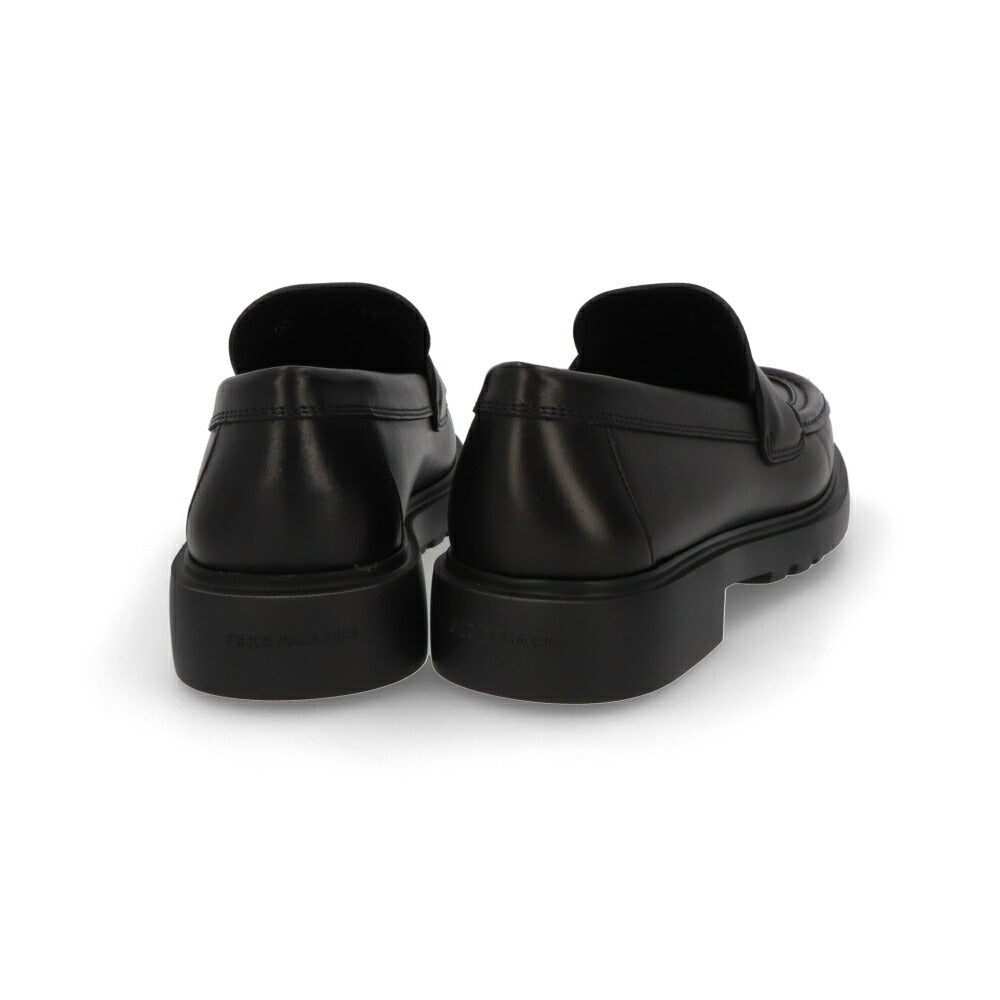 FERRAGAMO フェラガモ  ブラック ローファー カジュアルシューズ ビジネスシューズ M DONNY 769147