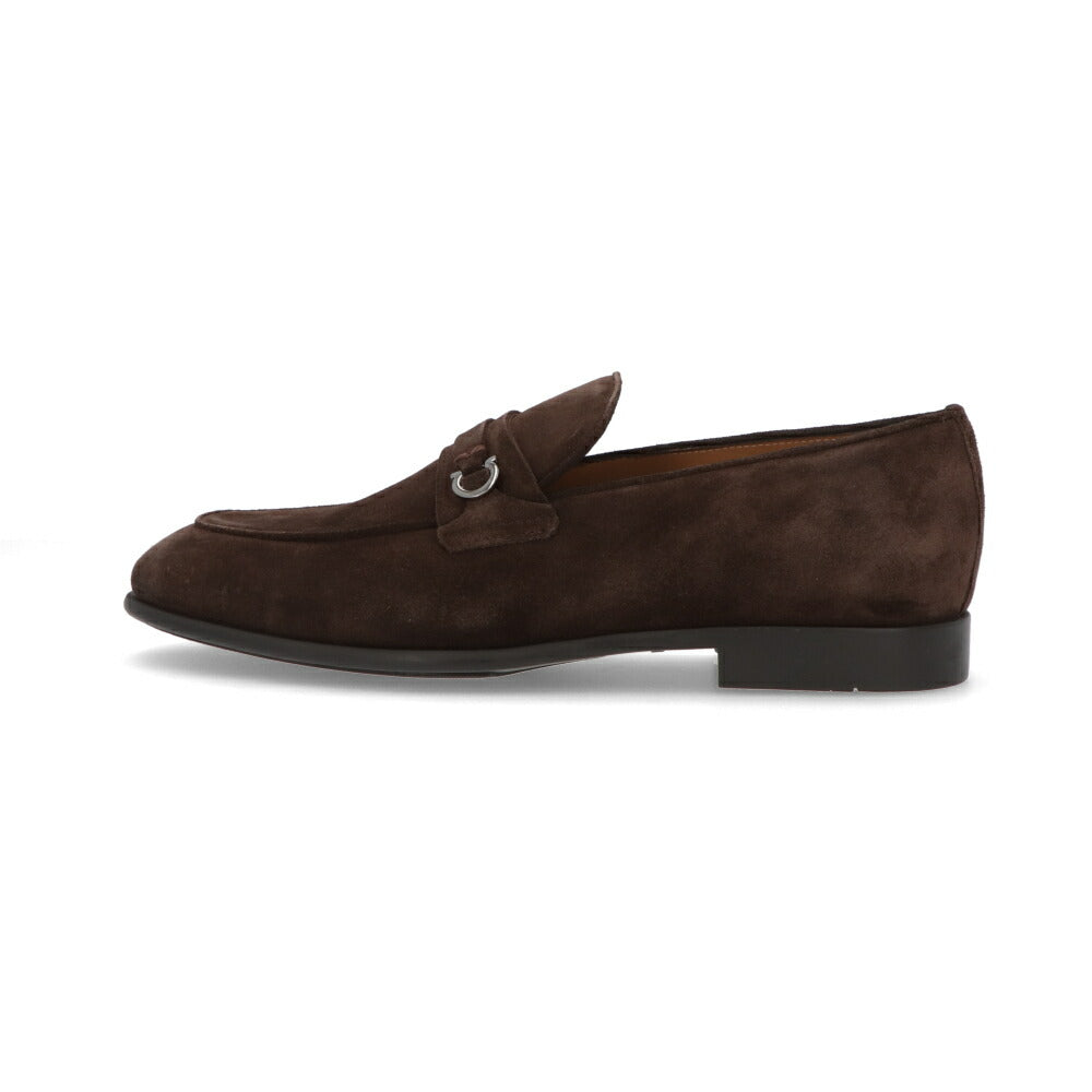 FERRAGAMO フェラガモ  ブラウン スエード ローファー カジュアルシューズ ビジネスシューズ M DESIO 774301