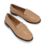 FERRAGAMO フェラガモ  キャメル ロゴ カジュアルシューズ ローファー IRINA S 771236