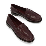 FERRAGAMO ボルドー ロゴ カジュアルシューズ ローファー IRINA S 771238