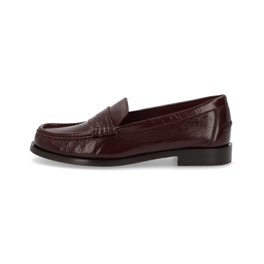 FERRAGAMO ボルドー ロゴ カジュアルシューズ ローファー IRINA S 771238