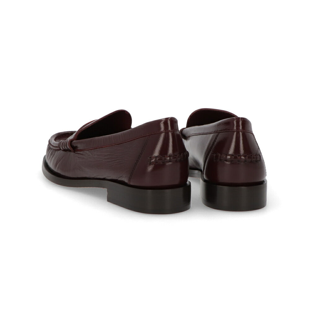 FERRAGAMO ボルドー ロゴ カジュアルシューズ ローファー IRINA S 771238