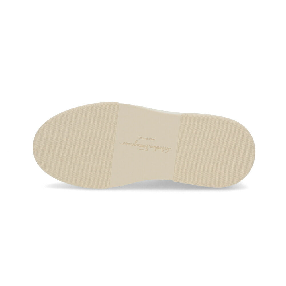 FERRAGAMO スニーカー S CASSINA LOW アイボリー系 ローカットスニーカー 758141