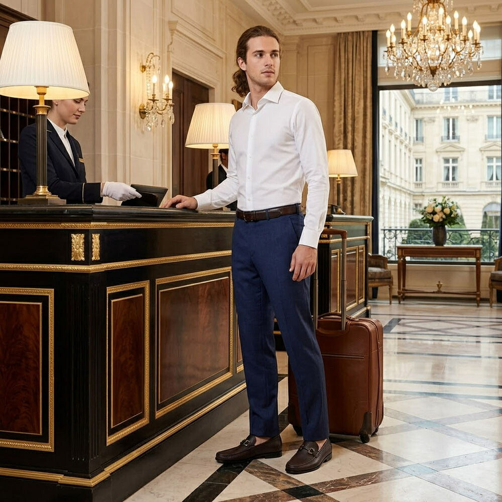 FERRAGAMO ダークブラウン カーフ ガンチーニビット モカシン ビジネスシューズ ローファー 642847
