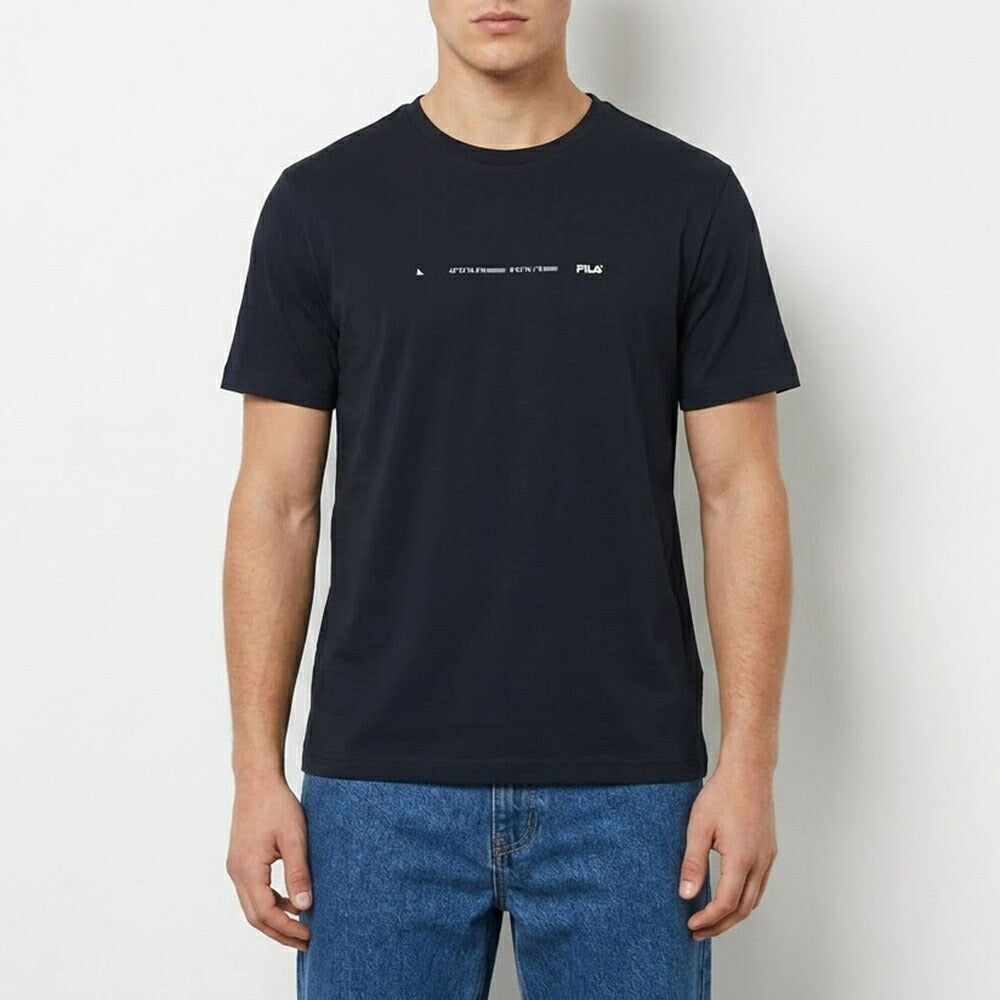 FILA Tシャツ ブラック スポーツウェア 半袖 FS2RSE2205M