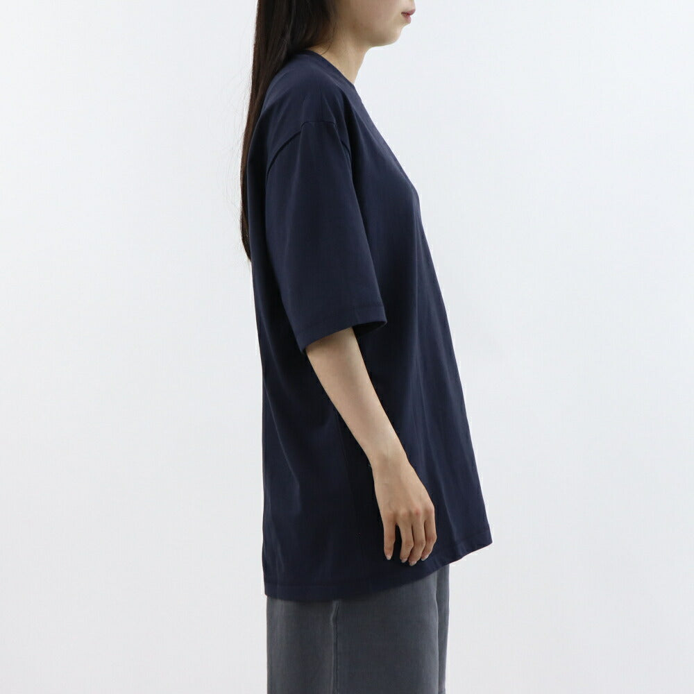 FILA Tシャツ ネイビー オーバーサイズ バックプリント ロゴ 半袖 FS2RSE2102X