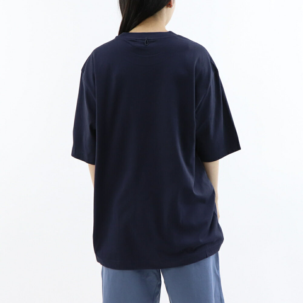 FILA Tシャツ ネイビー グレー オーバーサイズ 半袖 FS2RSE2182X