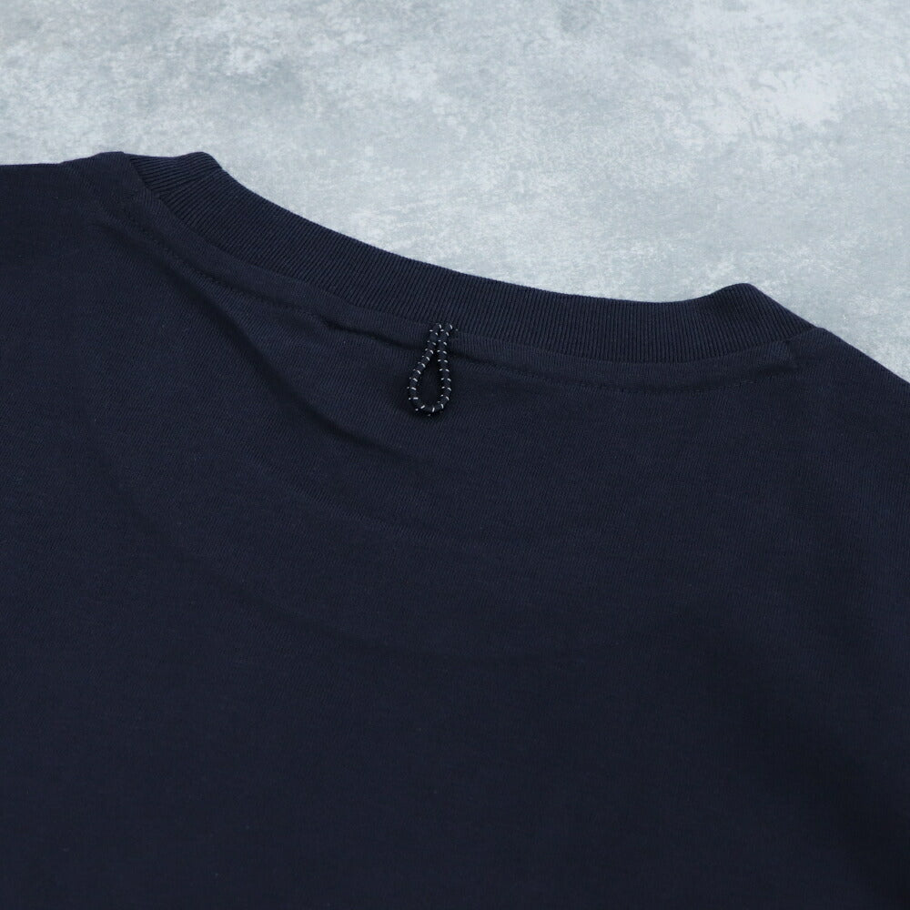 FILA Tシャツ ネイビー グレー オーバーサイズ 半袖 FS2RSE2182X
