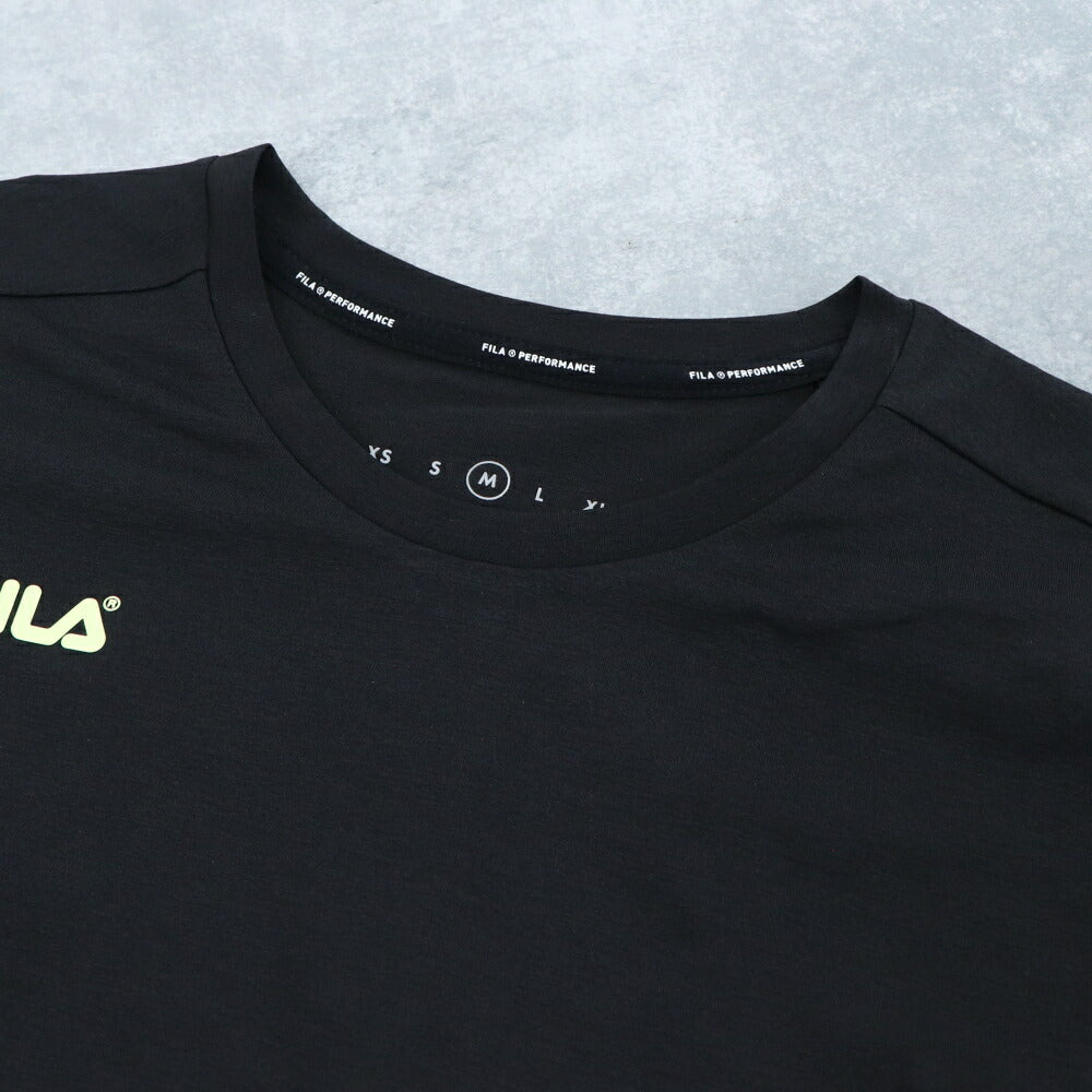 FILA Tシャツ ブラック スポーツウェア 半袖 FS2RSE2254F