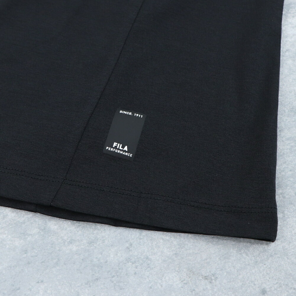 FILA Tシャツ ブラック スポーツウェア 半袖 FS2RSE2254F