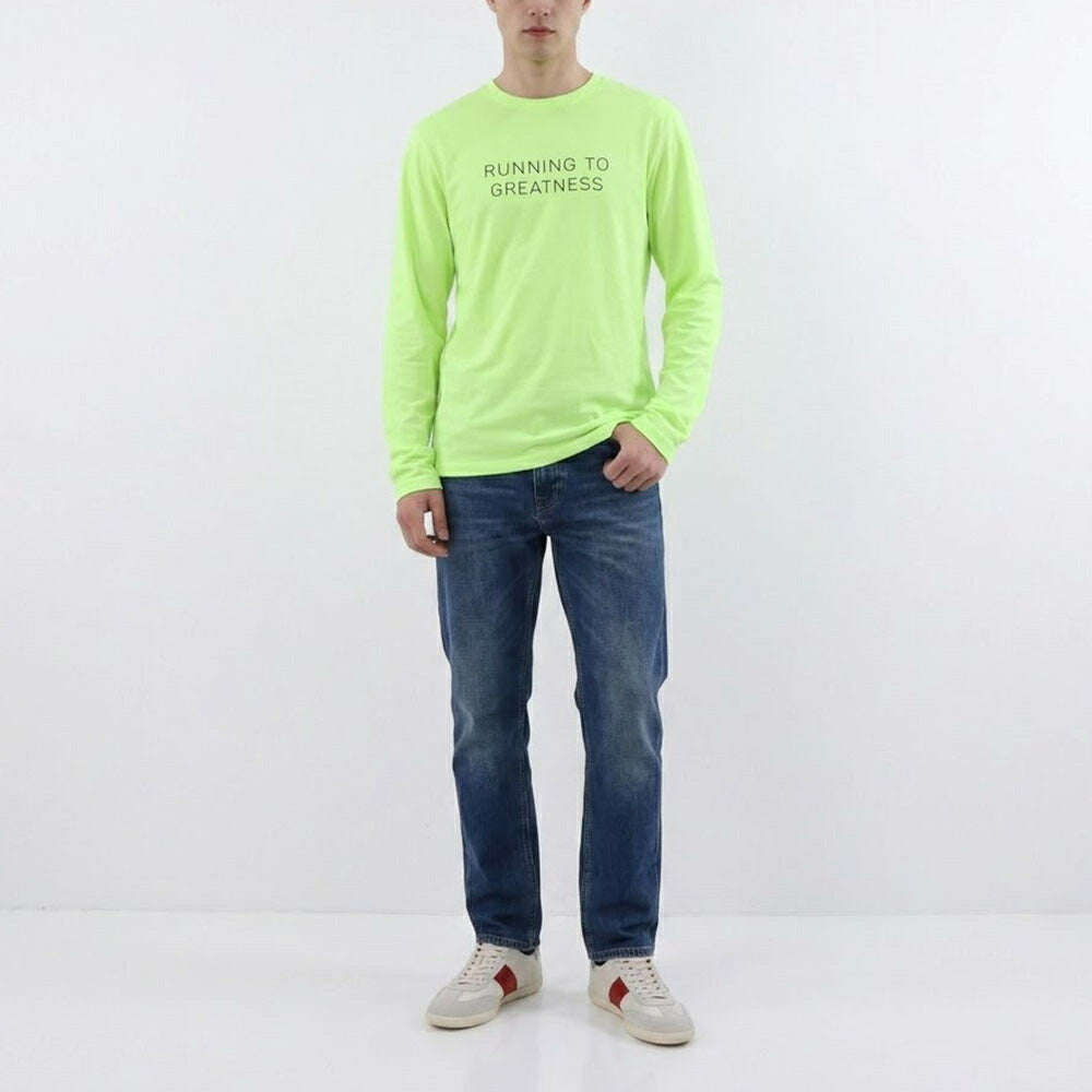 FILA Tシャツ ブラック ブルーグレー ホワイト イエロー スポーツウェア ランニングウェア 長袖 FS2RLE1202M