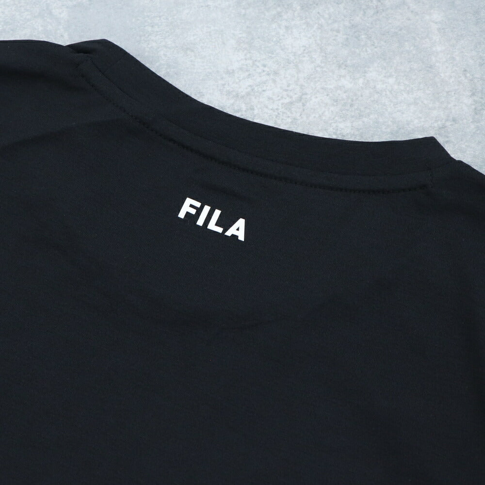 FILA Tシャツ ブラック ブルーグレー ホワイト イエロー スポーツウェア ランニングウェア 長袖 FS2RLE1202M