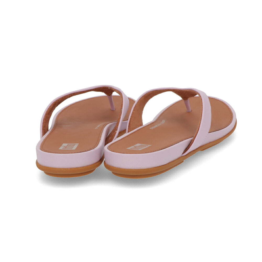 FITFLOP フィットフロップ レディース シューズ サンダル ライトパープル レザー ビーチサンダル ヒールなし FFSO4E944V1