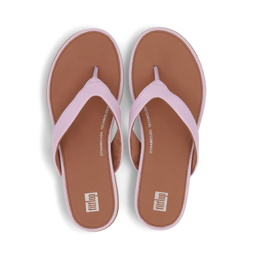 FITFLOP フィットフロップ レディース シューズ サンダル ライトパープル レザー ビーチサンダル ヒールなし FFSO4E944V1
