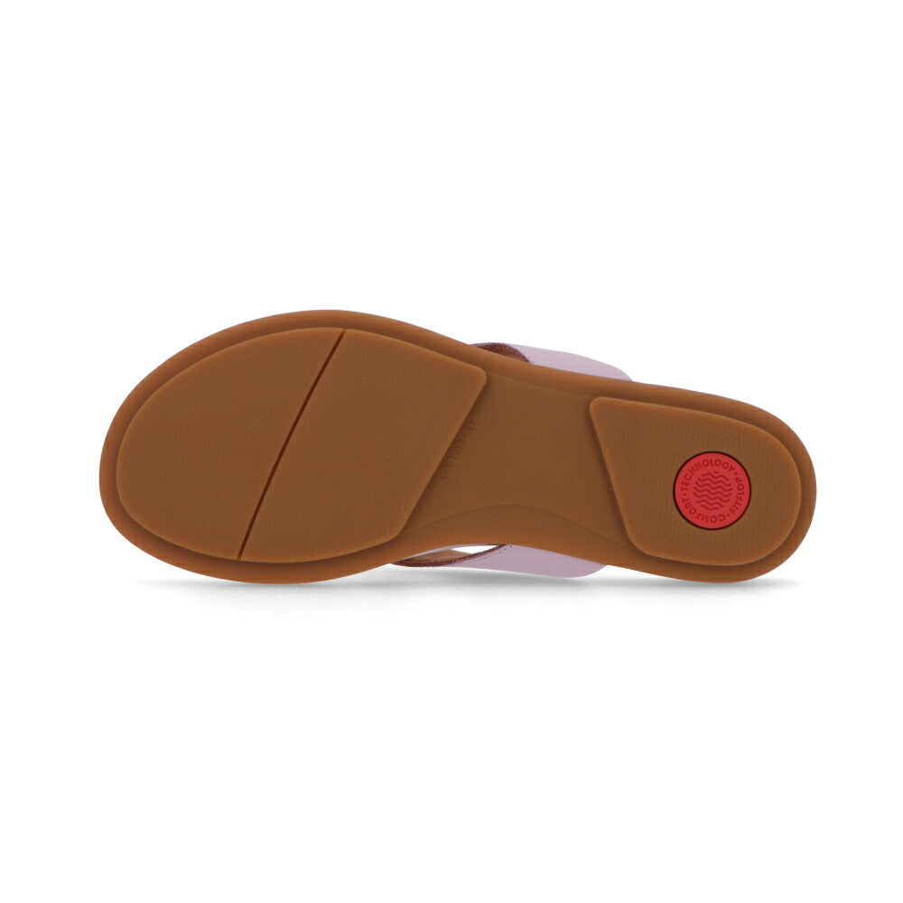 FITFLOP フィットフロップ レディース シューズ サンダル ライトパープル レザー ビーチサンダル ヒールなし FFSO4E944V1