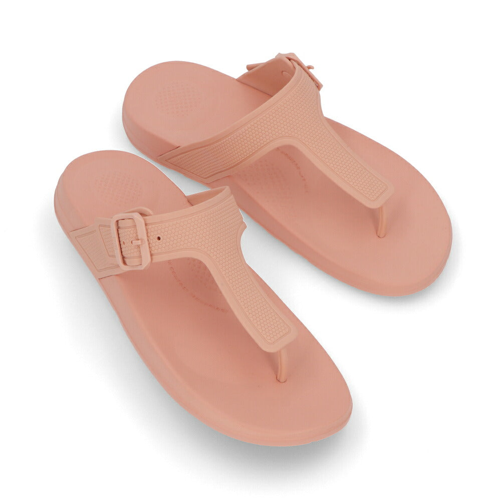 FITFLOP フィットフロップ レディース シューズ サンダル ピンク 合成皮革 トングサンダル ヒールあり FFSO4E956P1