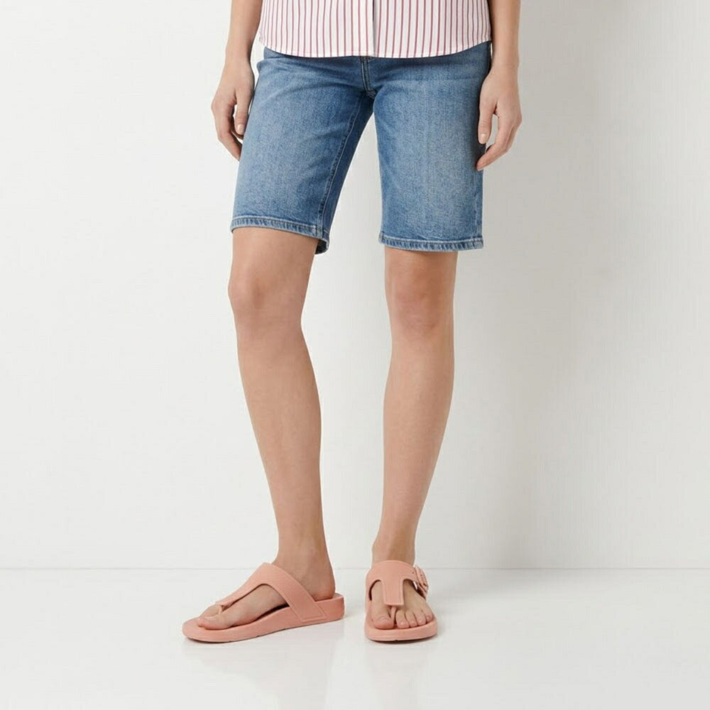 FITFLOP フィットフロップ レディース シューズ サンダル ピンク 合成皮革 トングサンダル ヒールあり FFSO4E956P1