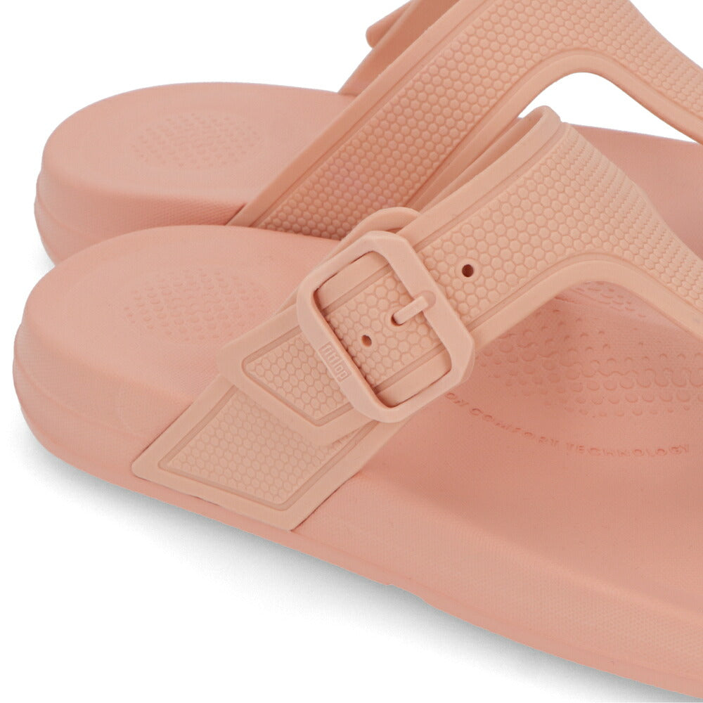 FITFLOP フィットフロップ レディース シューズ サンダル ピンク 合成皮革 トングサンダル ヒールあり FFSO4E956P1