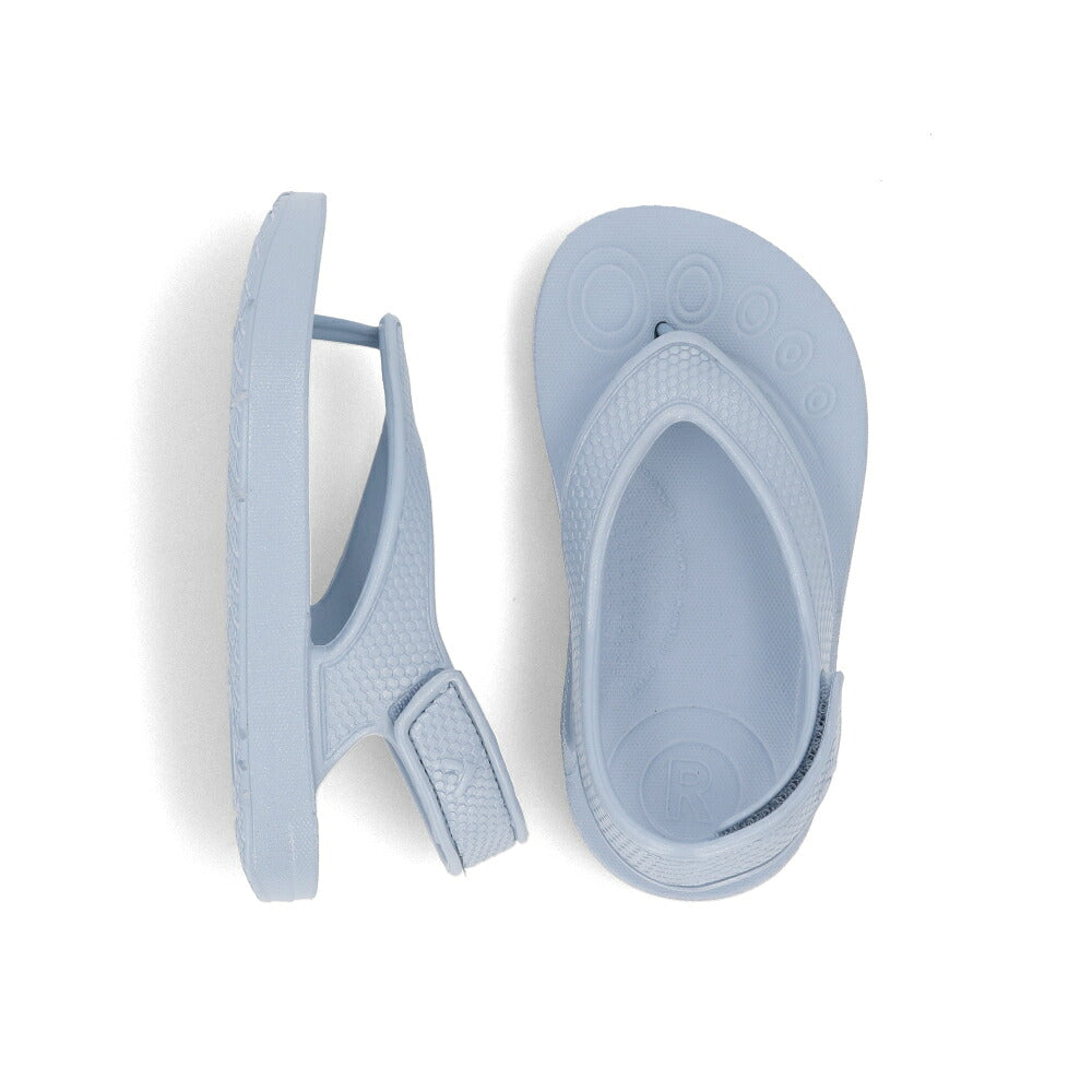 FITFLOP フィットフロップ キッズ シューズ ライトブルー ゴム トングサンダル キッズサンダル FFSO4E962B4