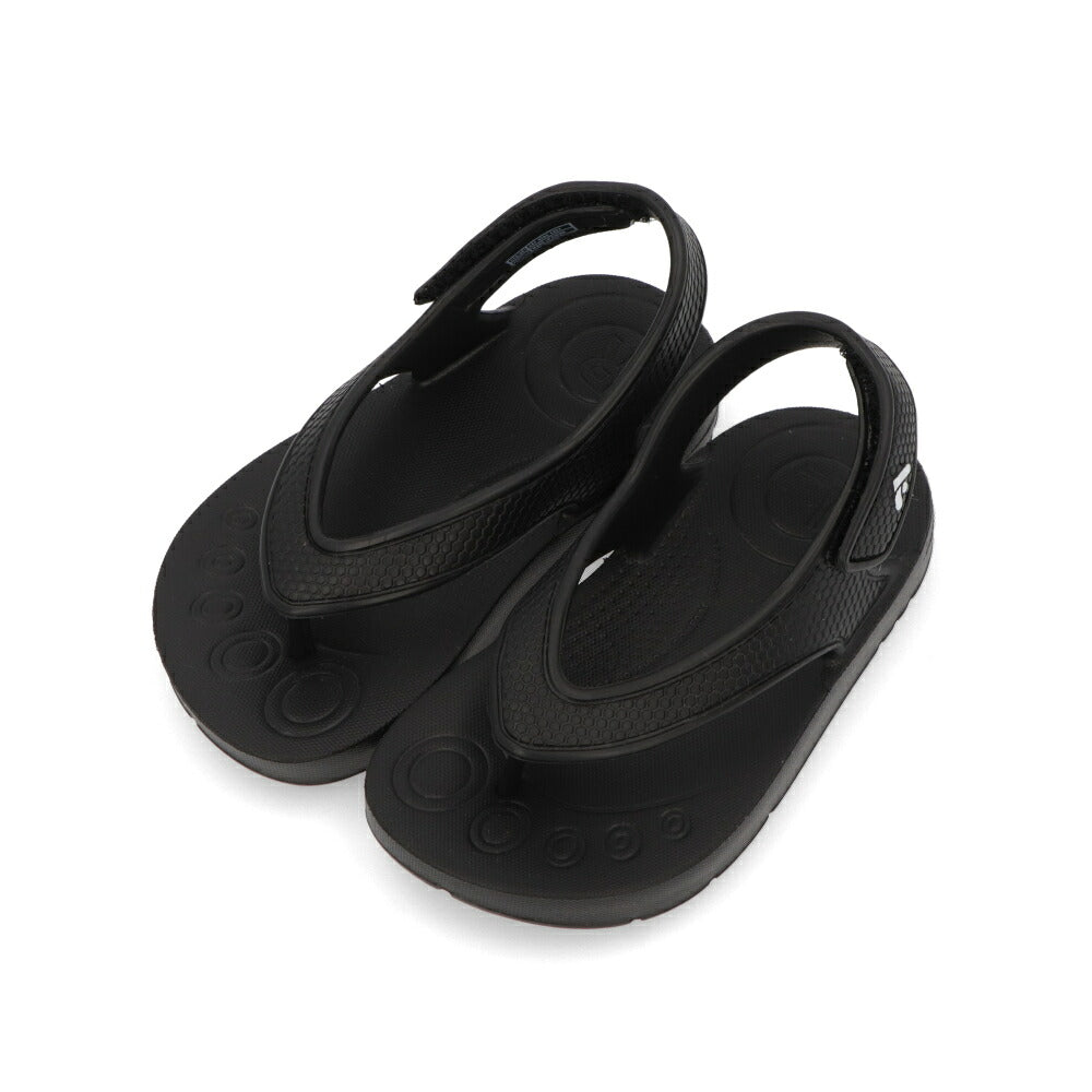 FITFLOP フィットフロップ キッズ シューズ ブラック ゴム トングサンダル キッズサンダル FFSO4E948BK