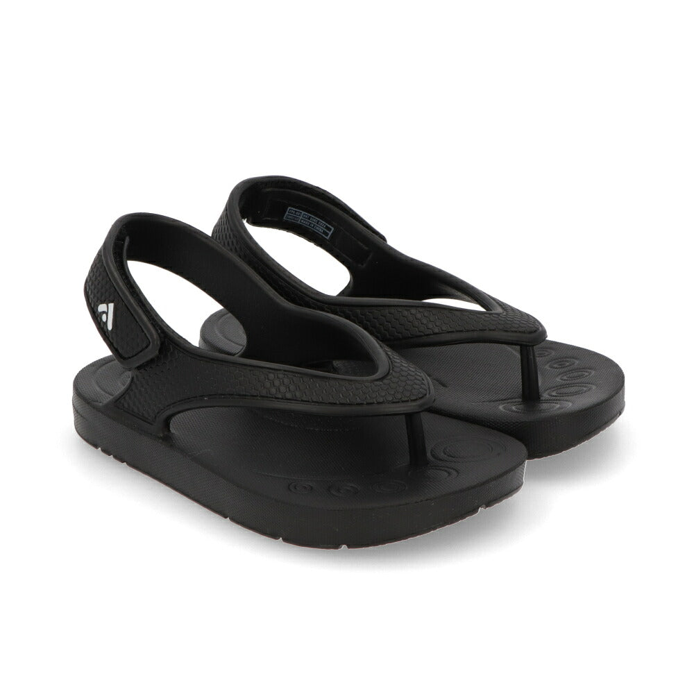 FITFLOP フィットフロップ キッズ シューズ ブラック ゴム トングサンダル キッズサンダル FFSO4E948BK