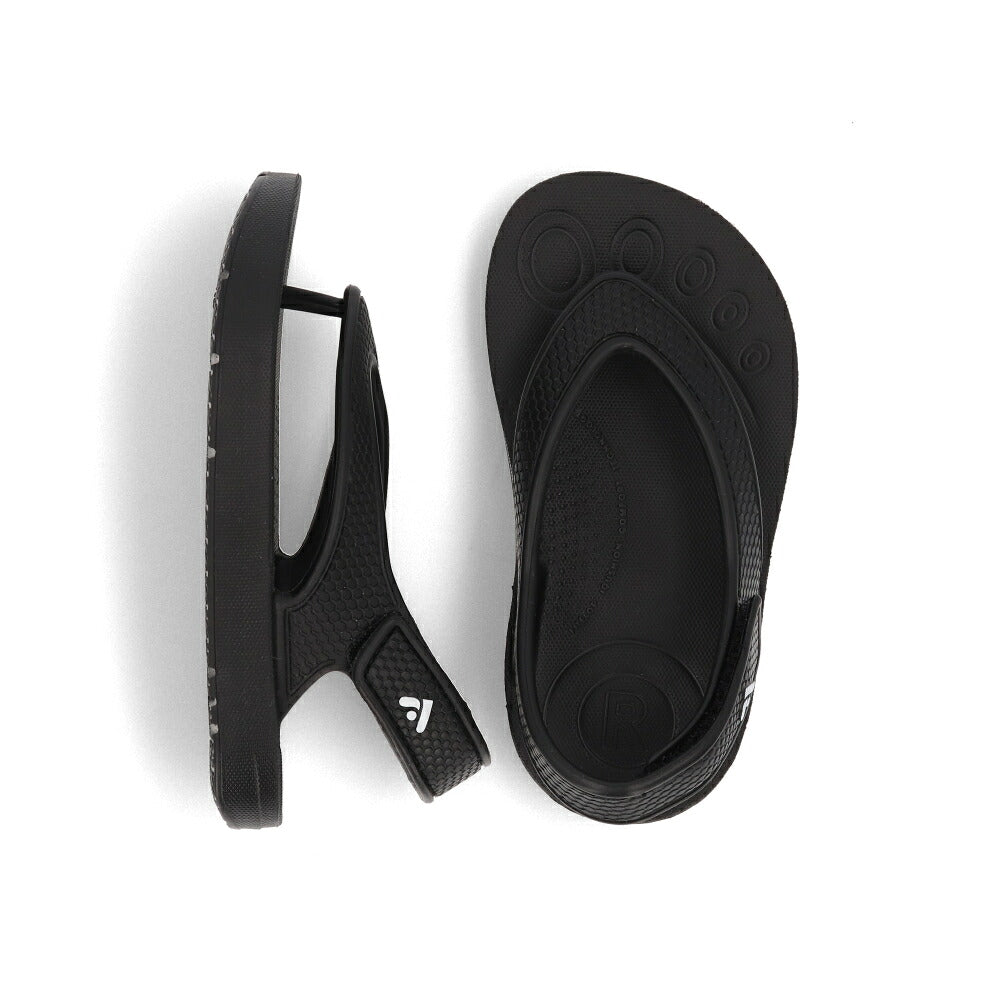 FITFLOP フィットフロップ キッズ シューズ ブラック ゴム トングサンダル キッズサンダル FFSO4E948BK