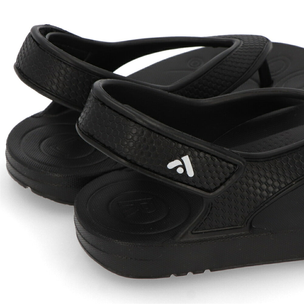 FITFLOP フィットフロップ キッズ シューズ ブラック ゴム トングサンダル キッズサンダル FFSO4E948BK