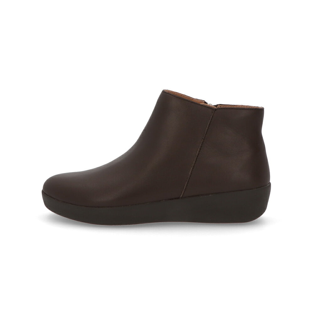 FITFLOP フィットフロップ レディース シューズ ブーツ ブラック レザー アンクルブーツ ショートブーツ FFSO3F702W3045