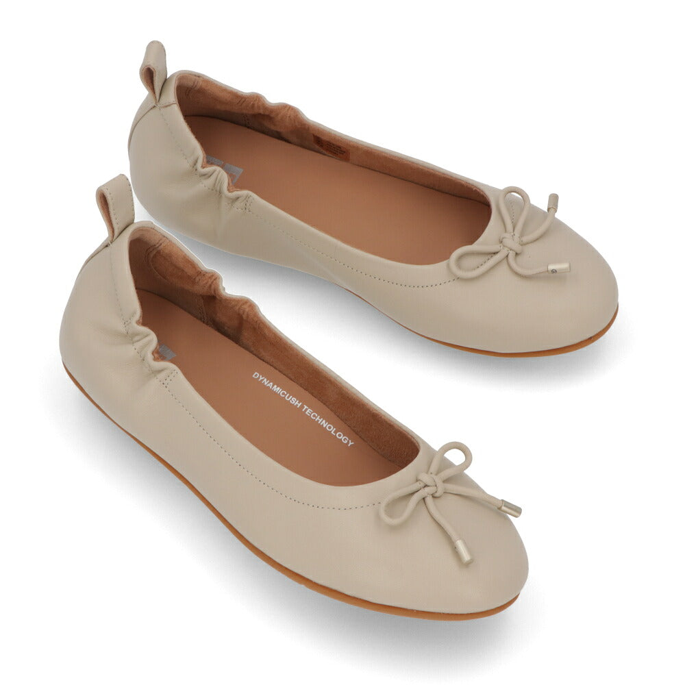 FITFLOP フィットフロップ レディース シューズ レザーシューズ ピンクベージュ ブラック ベージュ ソフトベージュ レザー バレエシューズ フラットシューズ DX9
