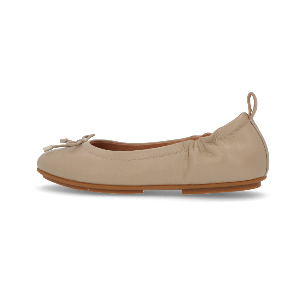 FITFLOP フィットフロップ レディース シューズ レザーシューズ ピンクベージュ ブラック ベージュ ソフトベージュ レザー バレエシューズ フラットシューズ DX9