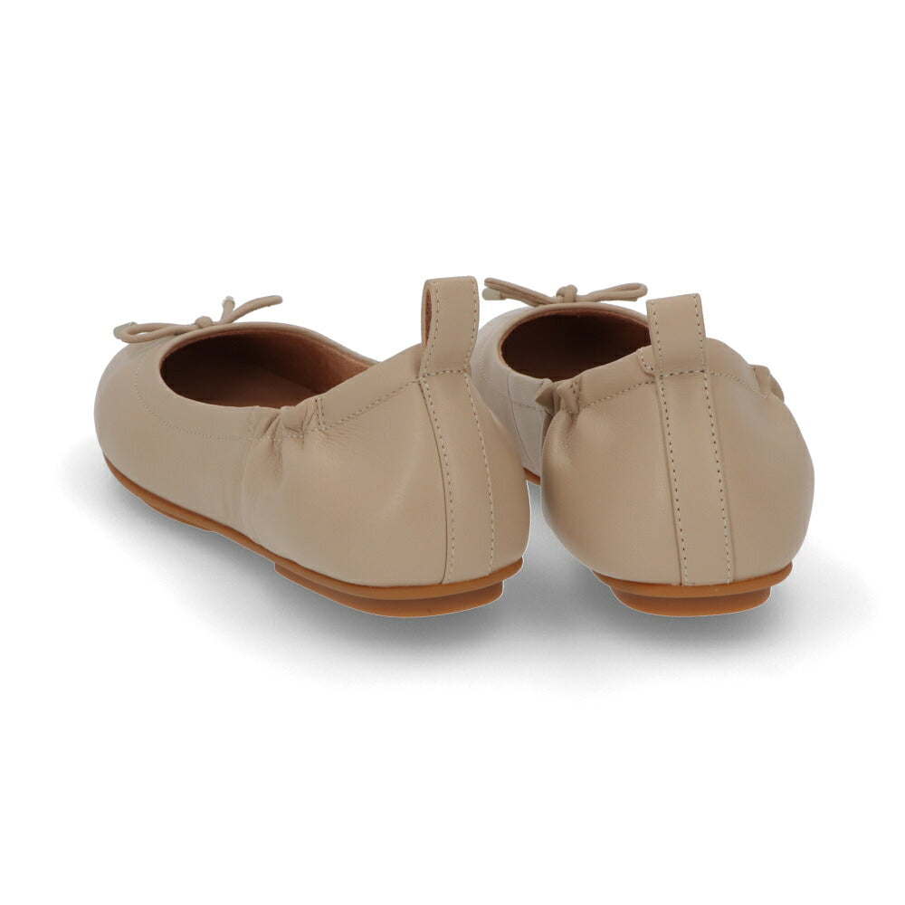 FITFLOP フィットフロップ レディース シューズ レザーシューズ ピンクベージュ ブラック ベージュ ソフトベージュ レザー バレエシューズ フラットシューズ DX9