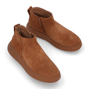 FITFLOP フィットフロップ レディース シューズ ブーツ F-MODE ANKLE BOOT ライトブラウン レザー スエード 厚底ブーツ シンプル ショートブーツ GM3