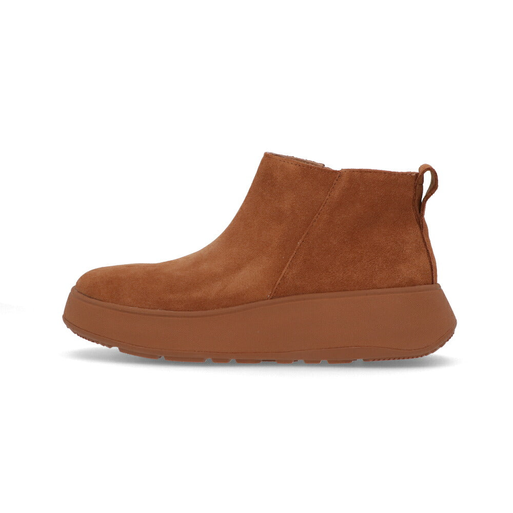 FITFLOP フィットフロップ レディース シューズ ブーツ F-MODE ANKLE BOOT ライトブラウン レザー スエード 厚底ブーツ シンプル ショートブーツ GM3