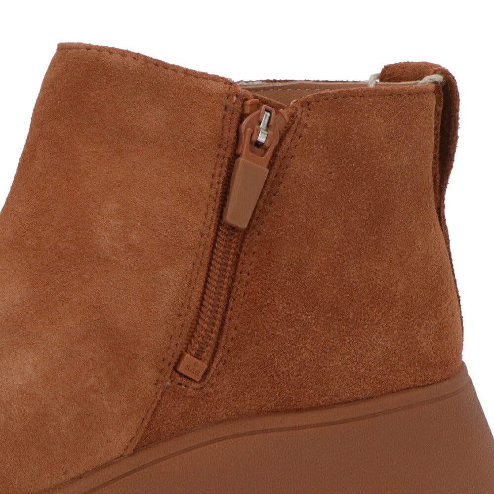 FITFLOP フィットフロップ レディース シューズ ブーツ F-MODE ANKLE BOOT ライトブラウン レザー スエード 厚底ブーツ シンプル ショートブーツ GM3