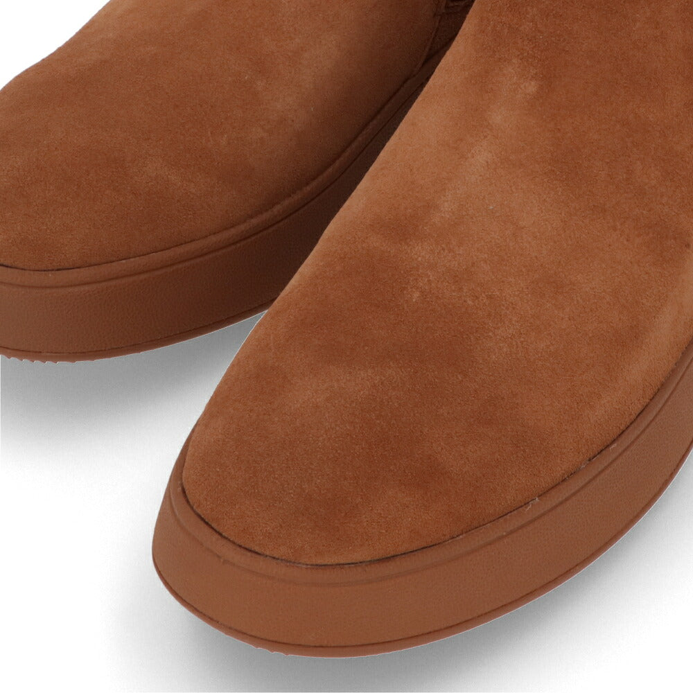 FITFLOP フィットフロップ レディース シューズ ブーツ F-MODE ANKLE BOOT ライトブラウン レザー スエード 厚底ブーツ シンプル ショートブーツ GM3