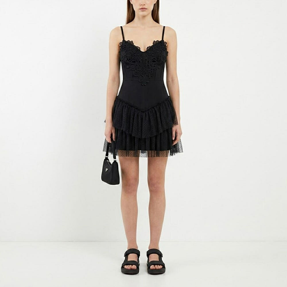 FITFLOP フィットフロップ レディース シューズ サンダル SURFF TWO-TONE WEBBING/LEATHER BACK-STRAP SANDALS ブラック ファブリック スポーツサンダル ヒールあり HK1