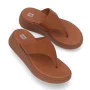 FITFLOP フィットフロップ レディース シューズ サンダル ブラウン レザー ビーチサンダル ウェッジヒール ヒールあり FW4
