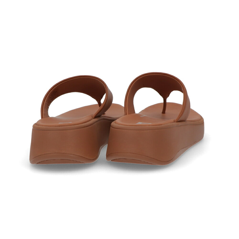FITFLOP フィットフロップ レディース シューズ サンダル ブラウン レザー ビーチサンダル ウェッジヒール ヒールあり FW4