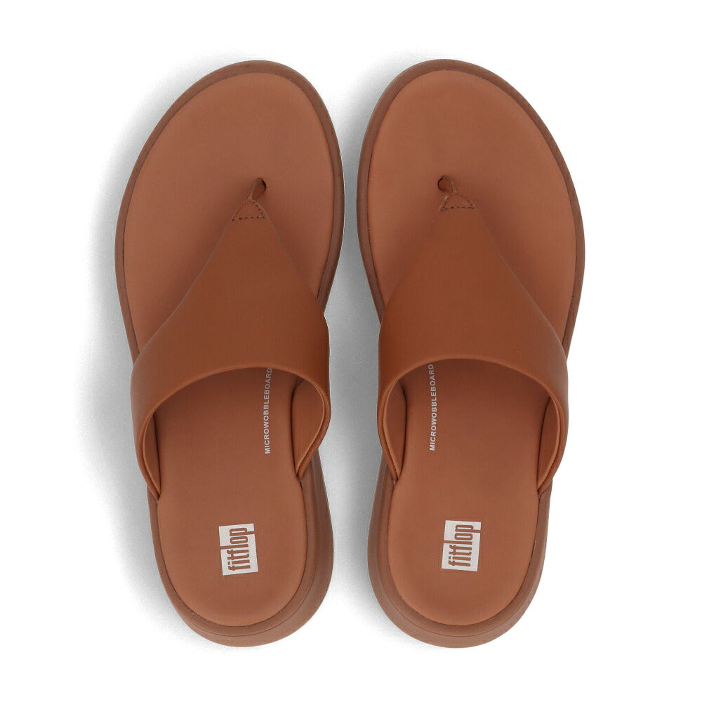 FITFLOP フィットフロップ レディース シューズ サンダル ブラウン レザー ビーチサンダル ウェッジヒール ヒールあり FW4