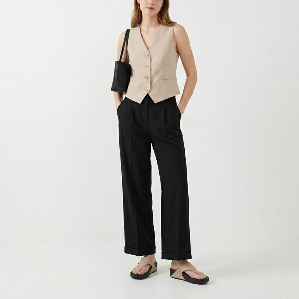 FITFLOP フィットフロップ レディース シューズ サンダル Lulu Leather Toepost ブラック×ベージュ ライトブラウン×ピンク レザー トングサンダル ビーチサンダル ヒールあり I88