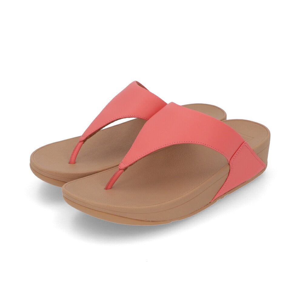 FITFLOP フィットフロップ レディース シューズ サンダル Lulu Leather Toepost ブラック×ベージュ ライトブラウン×ピンク レザー トングサンダル ビーチサンダル ヒールあり I88