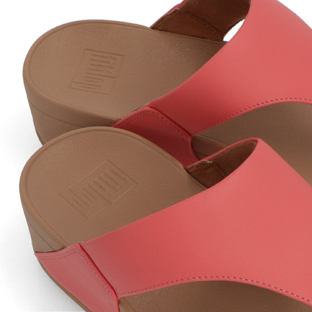 FITFLOP フィットフロップ レディース シューズ サンダル Lulu Leather Toepost ブラック×ベージュ ライトブラウン×ピンク レザー トングサンダル ビーチサンダル ヒールあり I88
