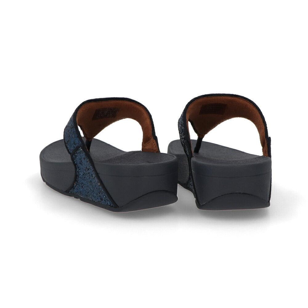 FITFLOP フィットフロップ レディース シューズ サンダル Lulu Glitter Toe-Thongs ブラックグリッター ネイビー ローズゴールド ポリエチレンテレフタレート トングサンダル ウェッジヒール ヒールあり X03