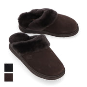 FITFLOP フィットフロップ レディース シューズ サボ ブラック ダークブラウン スエード スリッポン ファー GS7