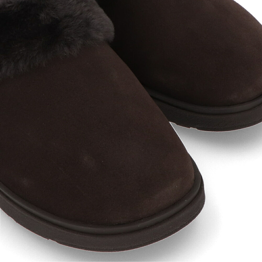 FITFLOP フィットフロップ レディース シューズ サボ ブラック ダークブラウン スエード スリッポン ファー GS7